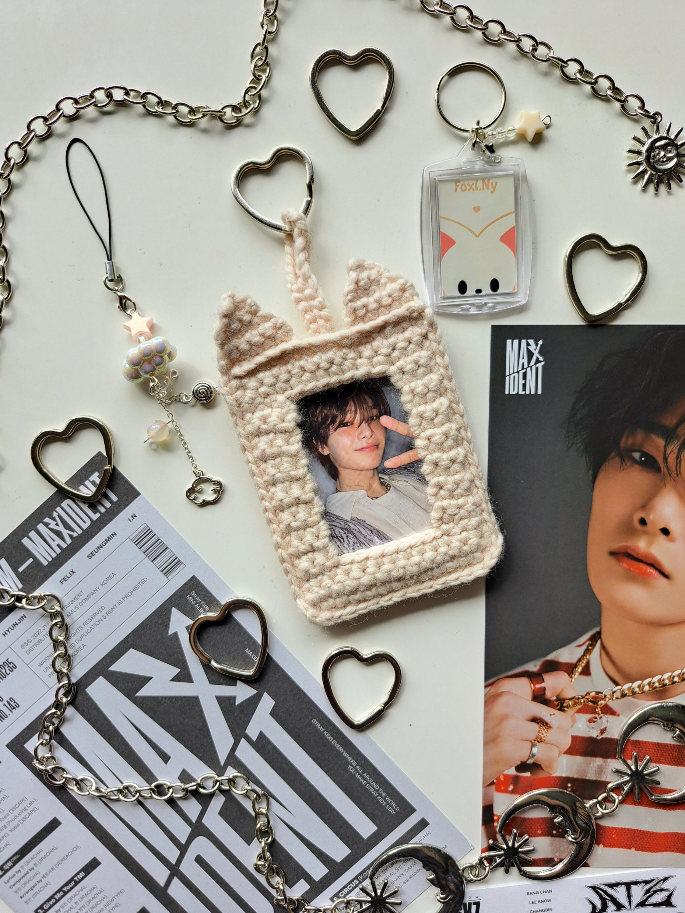 Crochet Pc Holder Stray Kids Skzoo Handmade Photocard Stays