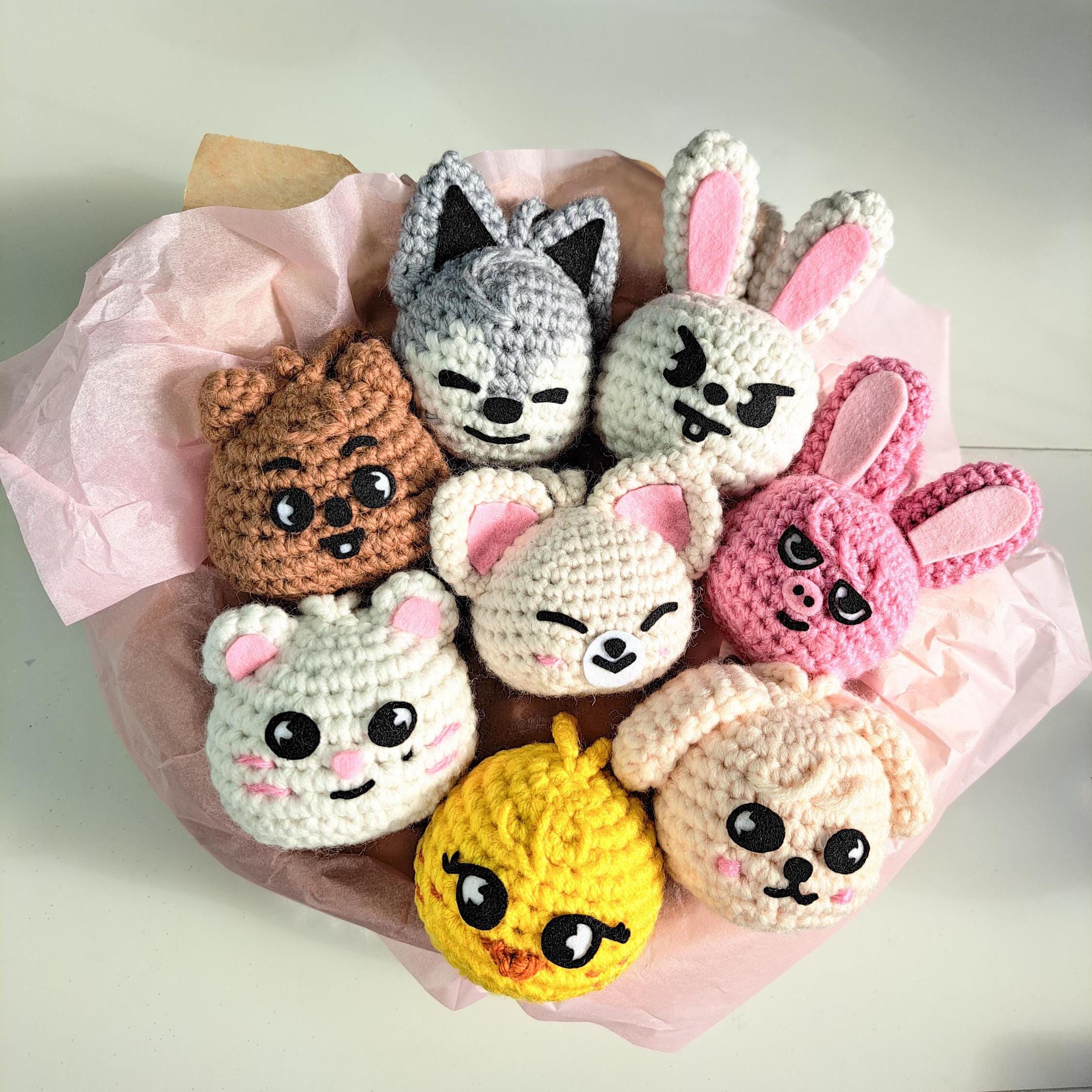 Stray Kids Skzoo Stay Crochet Keychain Amigurumi Y2k Kpop Cute