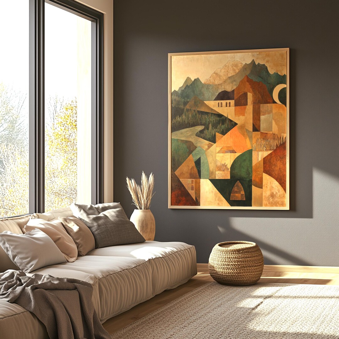 The Secret of Stone and Seed Print | Ancient Anatolian Myth | Abstract ...