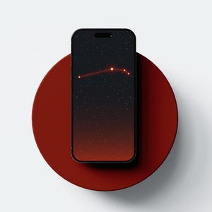 Aries Zodiac Wallpaper | Astrology Constellation Digital Download | Aries Horoscope Phone Background | iPhone & Android Wallpaper