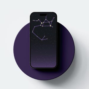 Sagittarius Zodiac Wallpaper | Astrology Constellation Digital | Sagittarius Horoscope Phone Background | iPhone & Android Wallpaper