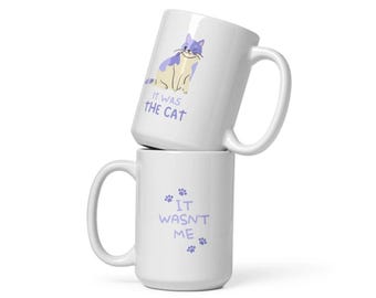 Adorable Feline-Themed Ceramic Mug for Cat Lovers and Coffee Enthusiasts | 11oz, 15oz