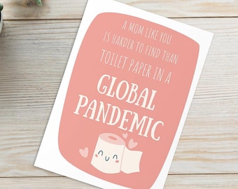 Funny Mother&#39;s Day Card: Toilet Paper Pandemic Humor