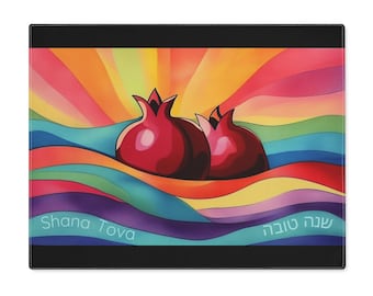 Challah Cover Rosh Hashanah Shabbat Challah cover shabbat gift for home bread cover placemat artPomegranate rosh hashanah pomegranate cover