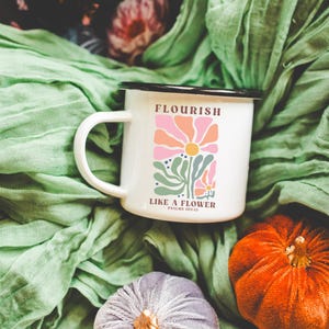 PSALMS 103:15 Flourish Like A Flower, Christian Coffee Mug, Christian Gift For Daughter, Christian Mug, Christian Gifts, Gift For Her