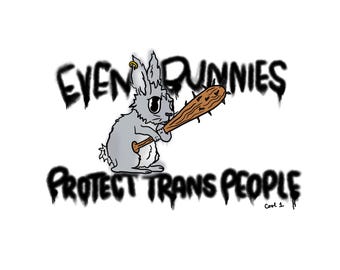 Auch Hasen beschützen trans Menschen