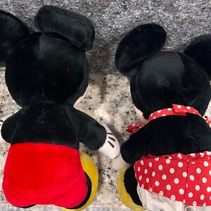 Mickey & Minnie Mouse - Vintage Disney Orignials -13" Plush Stuffed Doll Toys image 4
