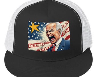 Raging Joe!  The Joyful Unifier President Joe Biden Trucker Hat