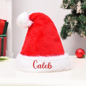 Custom Santa Hats, Beanie for Christmas, Personalized Santa Hat, Christmas Party Hat, Embroidered Santa Hat, Christmas gifts,Christmas Hats