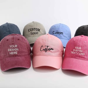 Embroidered Hat Personalized Dad Cap Embroidery Logo baseball hat Bachelorette hats Custom caps Sorority hat Unisex Baseball Cap,Text Hat