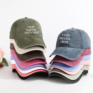 Embroidered Hat Personalized Dad Cap Embroidery Logo baseball hat Bachelorette hats Custom caps Sorority hat Unisex Baseball Cap,Text Hat