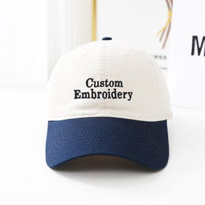 Custom Embroidered Hat,Custom Text Embroidered Hat,Baseball Cap,Back of Hat Embroidery,Customize Back of Hat,Baseball Hats,Embroidered Hat