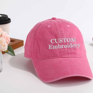 Benutzerdefinierte Text gestickte Mütze, personalisierte LOGO Mütze, gesticktes Logo Baseballmütze, Geschenk für Papa, benutzerdefinierte Unisex Hüte, Bachelorette Hüte