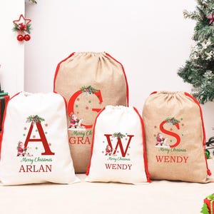Christmas Santa Sack,Christmas Gift Bag For Kids And Adults,Personalized Christmas Sack,Sack For Christmas Present,Premium Custom Santa Sack