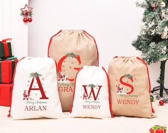 Christmas Santa Sack,Christmas Gift Bag For Kids And Adults,Personalized Christmas Sack,Sack For Christmas Present,Premium Custom Santa Sack