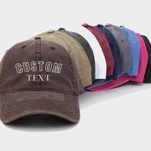 Embroidered Hat Personalized Dad Cap Embroidery Logo baseball hat Bachelorette hats Custom caps Sorority hat Unisex Baseball Cap,Text Hat