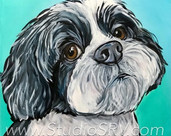 shih tzu print