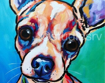 Fawn Chihuahua Print