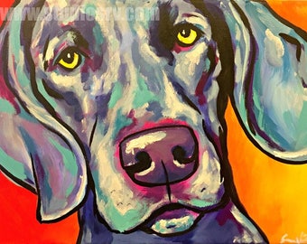 Weimaraner PRINT