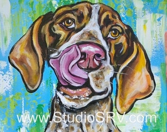 German shorthair pointer gsp print