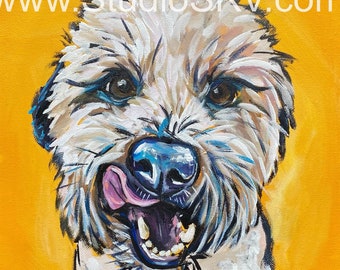 Wheaten Terrier print