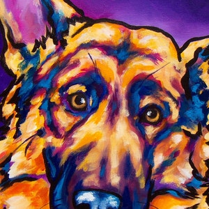 12x12 print German Shepherd