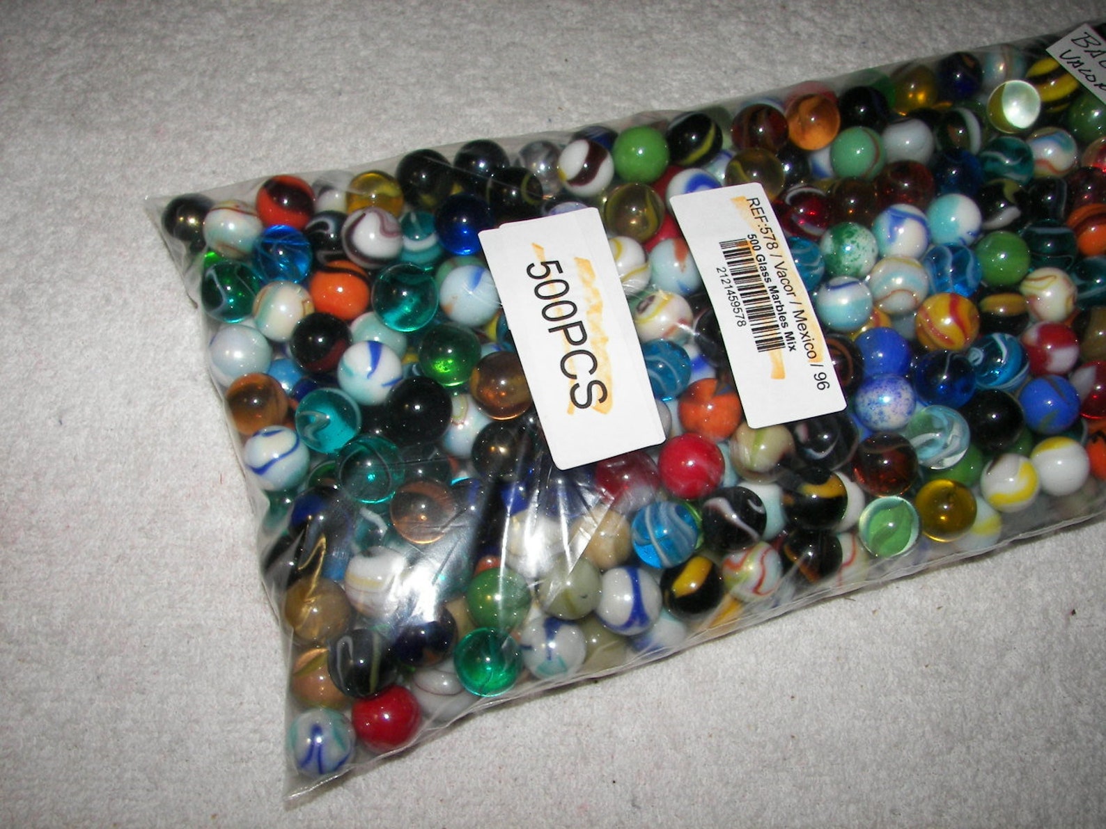 Vacor Marbles Unopened Bulk Bag Of 500 Mixed Marbles With Etsy