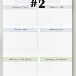 Printable Xray Positioning Study Templates - Etsy