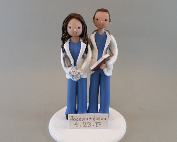 Unique Cake Toppers Personalized Doctor Wedding Cake Topper | Etsy