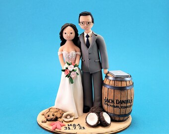 MUDCARDS Customized Wedding Cake Topper