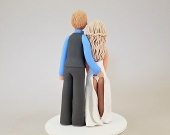 Sexy Wedding Cake Topper - Personalized by Mudcards