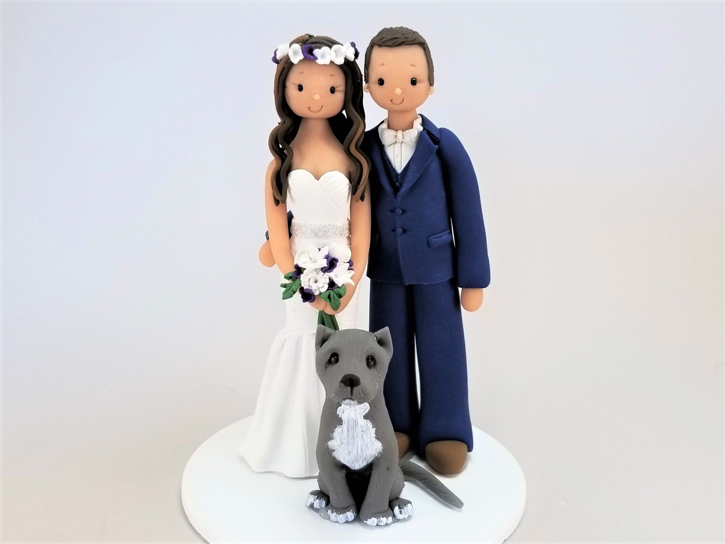 pitbull cake topper