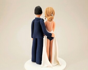 Sexy Wedding Cake Topper Custom Made By MUDCARDS
