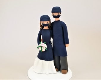 Doctors Wedding Cake Topper - Customized by MUDCARDS