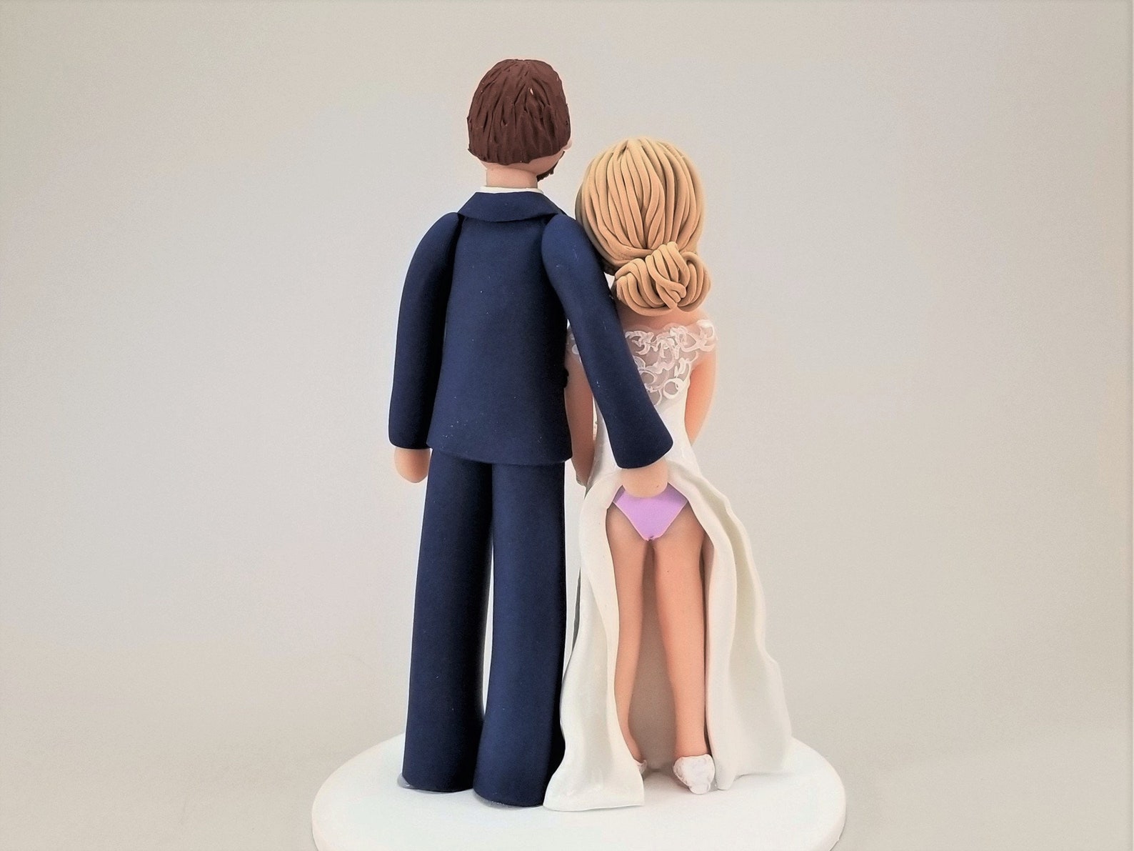 Sexy Wedding Cake Topper Customized by MUDCARDS | Etsy