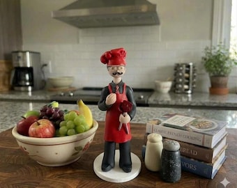 Deposit for Custom Figurines, Chef Figurines, Birthday Gift, Christmas gift