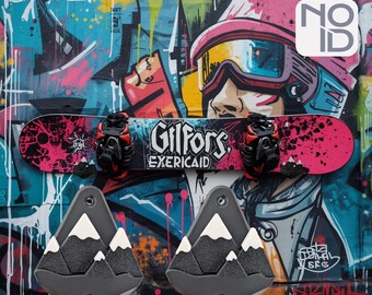 Snowboard Wall Mount | Minimalist Board Hanger for Home and Garage
