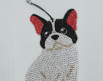 Diamond Art Bookmark Of Adorable Dog With Charm #1