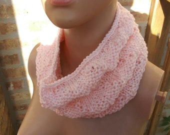 Instant Download of Clouds Cowl, Knitting Pattern, Knitted Cowl Pattern, Beginner Pattern