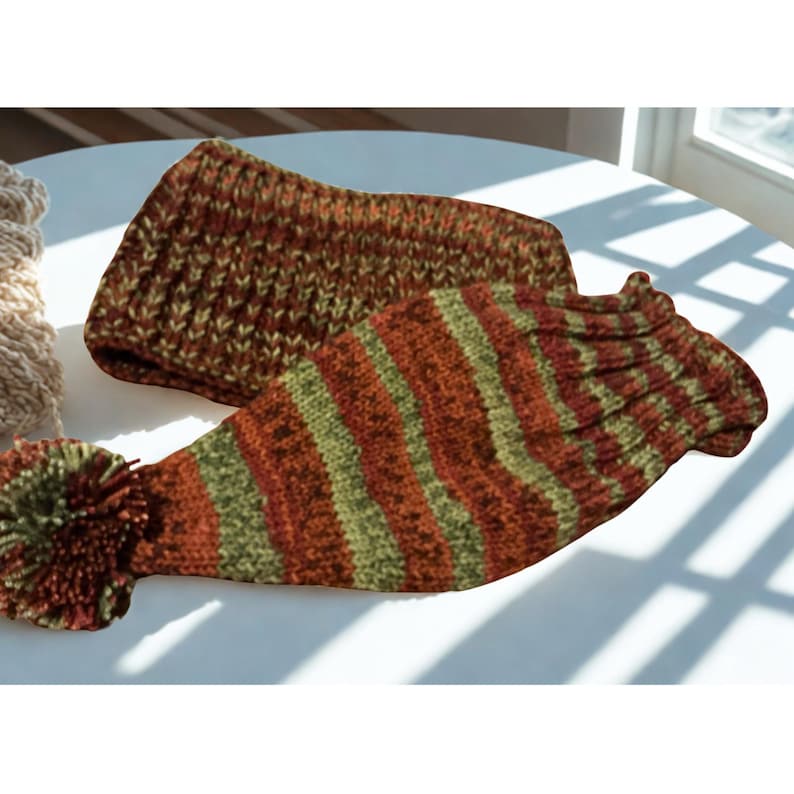 Brioche Cowl Knitting Pattern, Intermediate Knit Project, PDF Download image 5