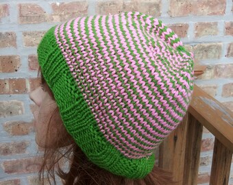 Instant Download Knit Hat Pattern - SorFra Beanie - Intermediate Hat Pattern
