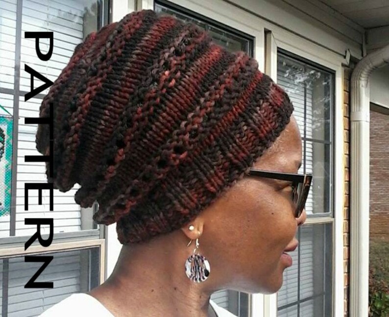 rasta knit hat