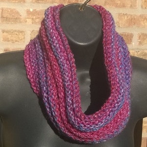 Instant Download, Knit Cowl Pattern, DIY Knitting, Beginner Knit Pattern, Infinity Scarf Pattern, Scarf Pattern, Knit Scarf, Knit Pattern