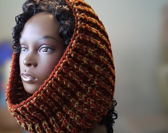 Knitted Brioche Cowl | Winter Neck Warmer | Womens Accessories