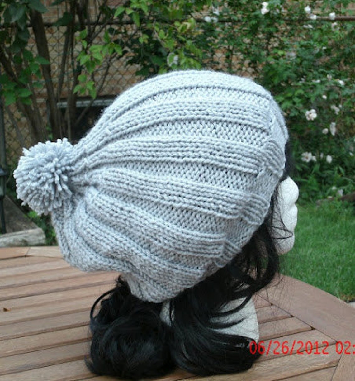 Instant Download 3x3 Ribbed Hat - Beginner Slouchy Hat Hat Pattern - Etsy