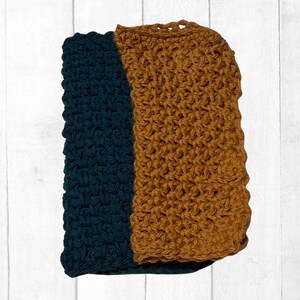 Crochet Linen Stitch Wash Cloth Pattern – Easy Spa Cloth Crochet Pattern The Bask Spa Cloth image 5