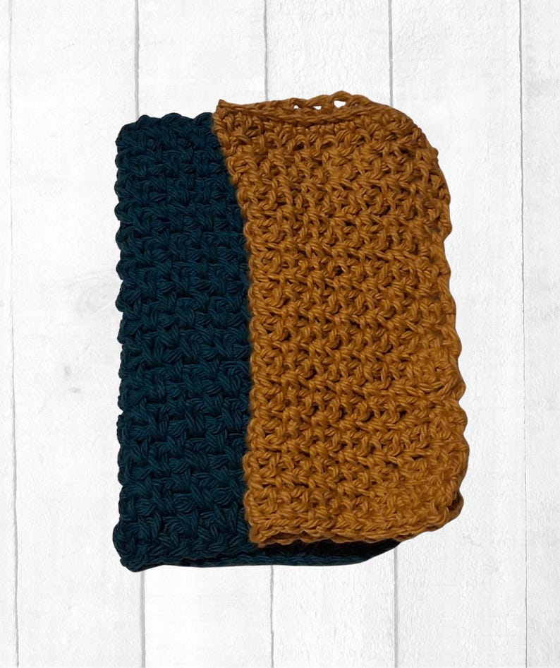 Crochet Linen Stitch Wash Cloth Pattern – Easy Spa Cloth Crochet Pattern The Bask Spa Cloth image 5