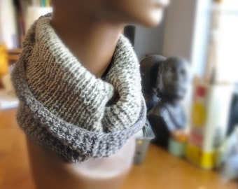 Instant Download - Raised Rib Cowl - Intermediate Knitting Pattern - Knit Accessories DIY Knitting