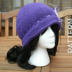 Instant Download Knitted Hat and Scarf Set - Amelie Hat and School Spirit Scarf - DIY Advanced Beginner Patterns - Two Patterns Included