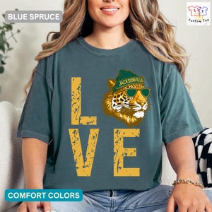 Love Jacksonville Shirt, Jacksonville Sweatshirt, Jacksonville Football Shirt, Vintage Jacksonville Shirt, Jacksonville Comfort Colors Shirt